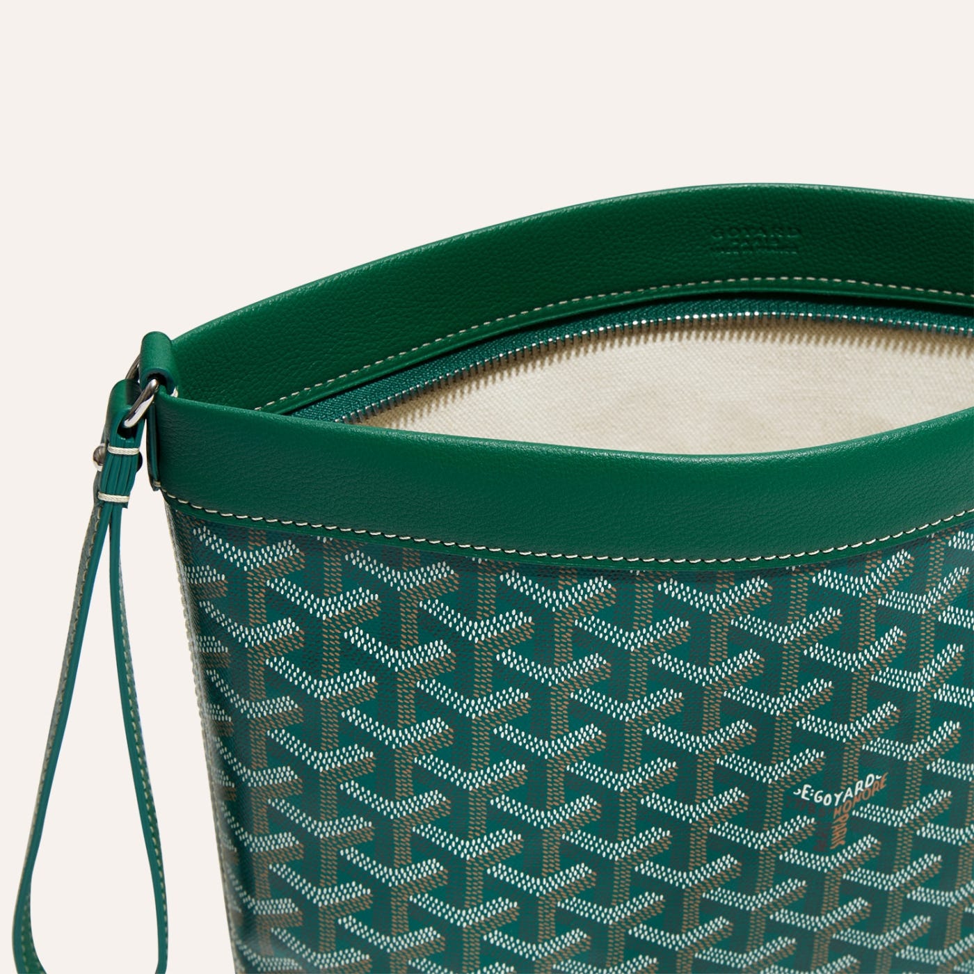 Goyard Conti Pouch Green - Image 4